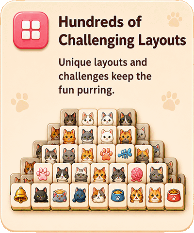 Hundreds of challenging layouts